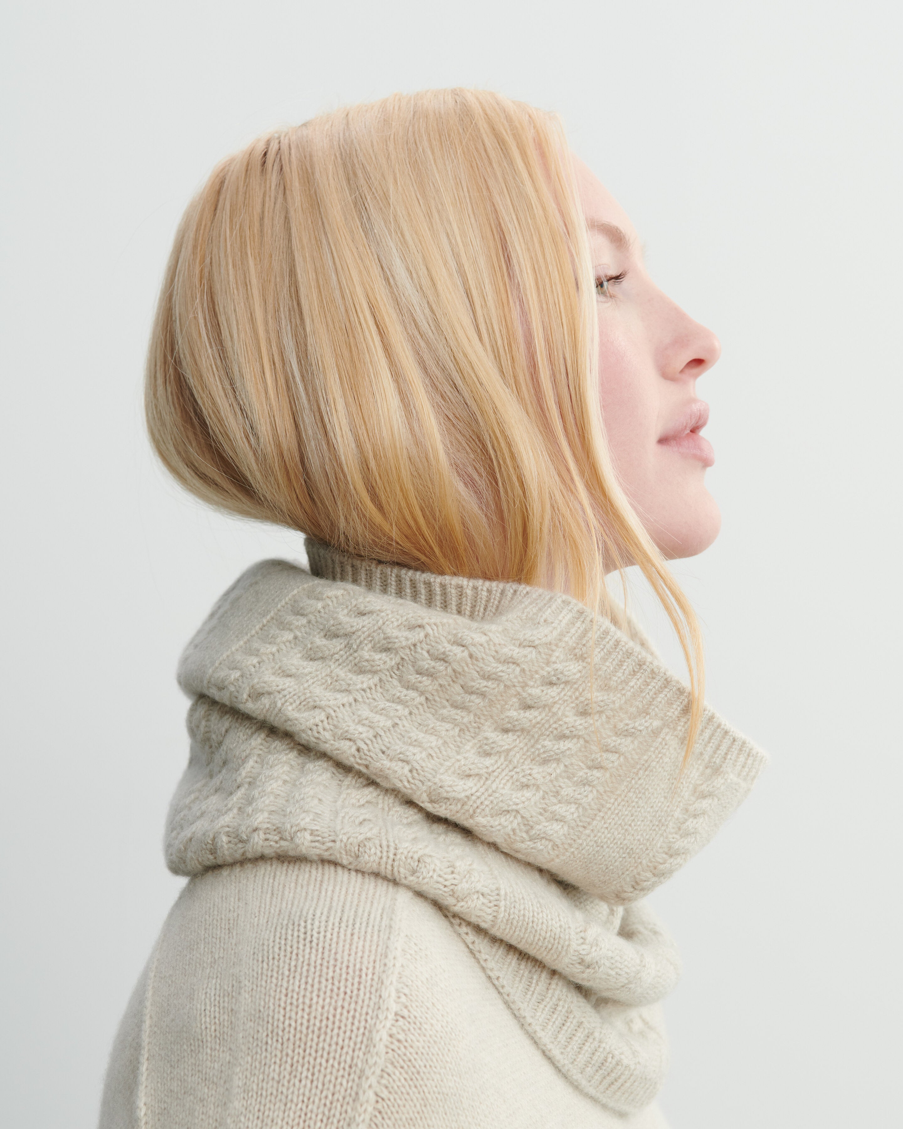 Tour De Cou Beige Avec 2 Pompons - Neuf Sans étiquette - Accessoire Femme Tendance