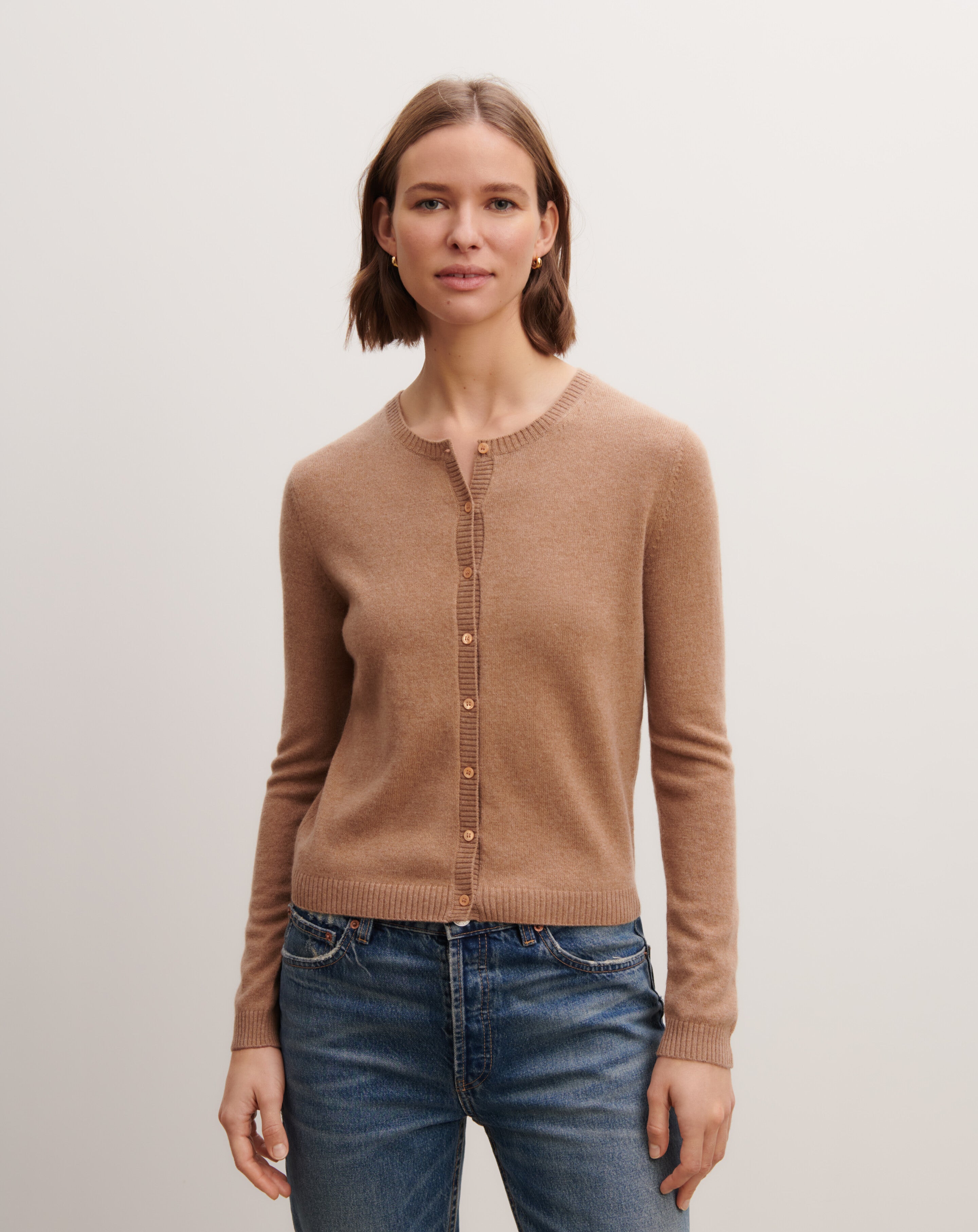 Eric Bompard Ladies Cashmere Twin Sets Cardigan With Buttoned