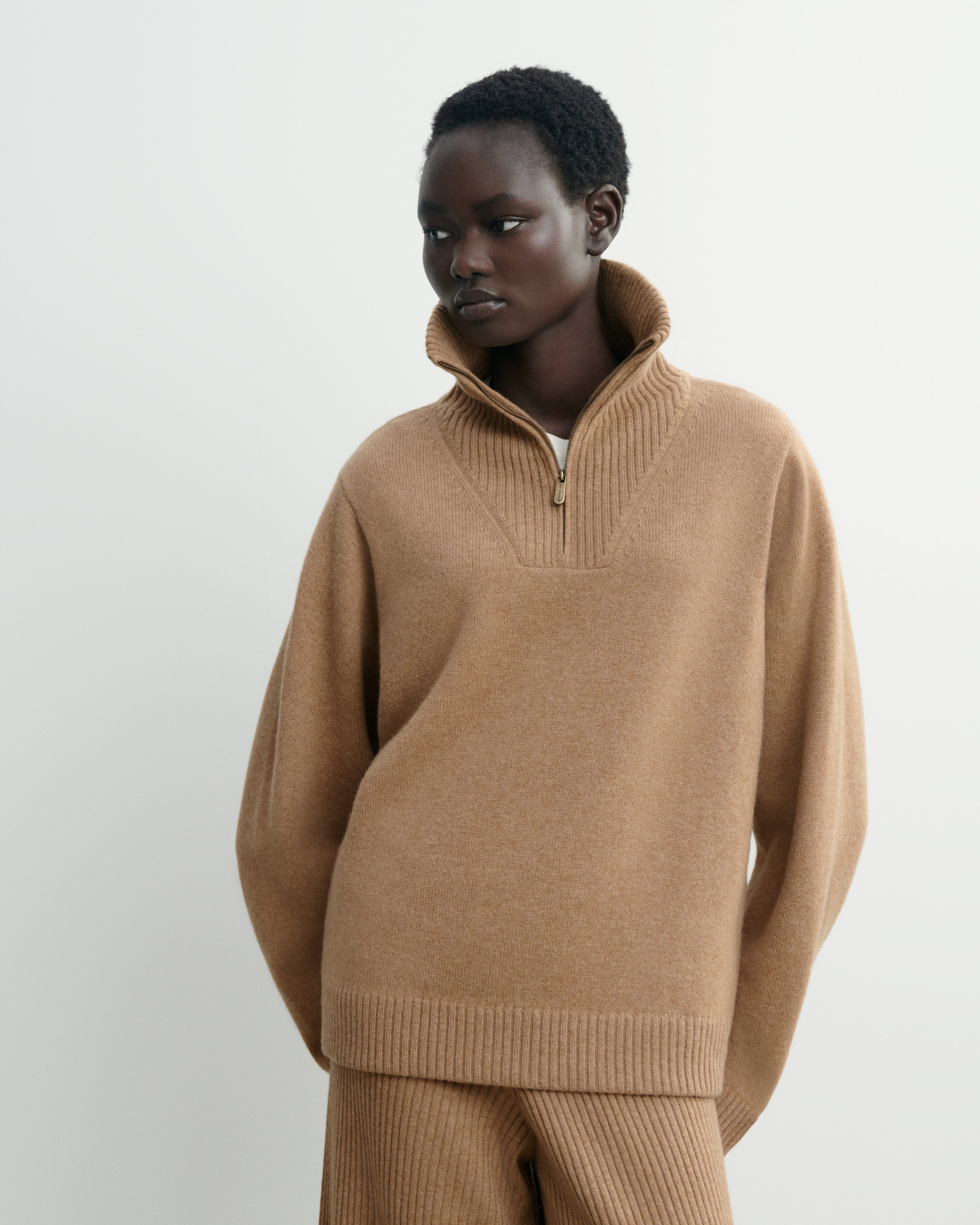 Pull Camionneur Cachemire Femme Pull Camionneur Ample En Cachemire