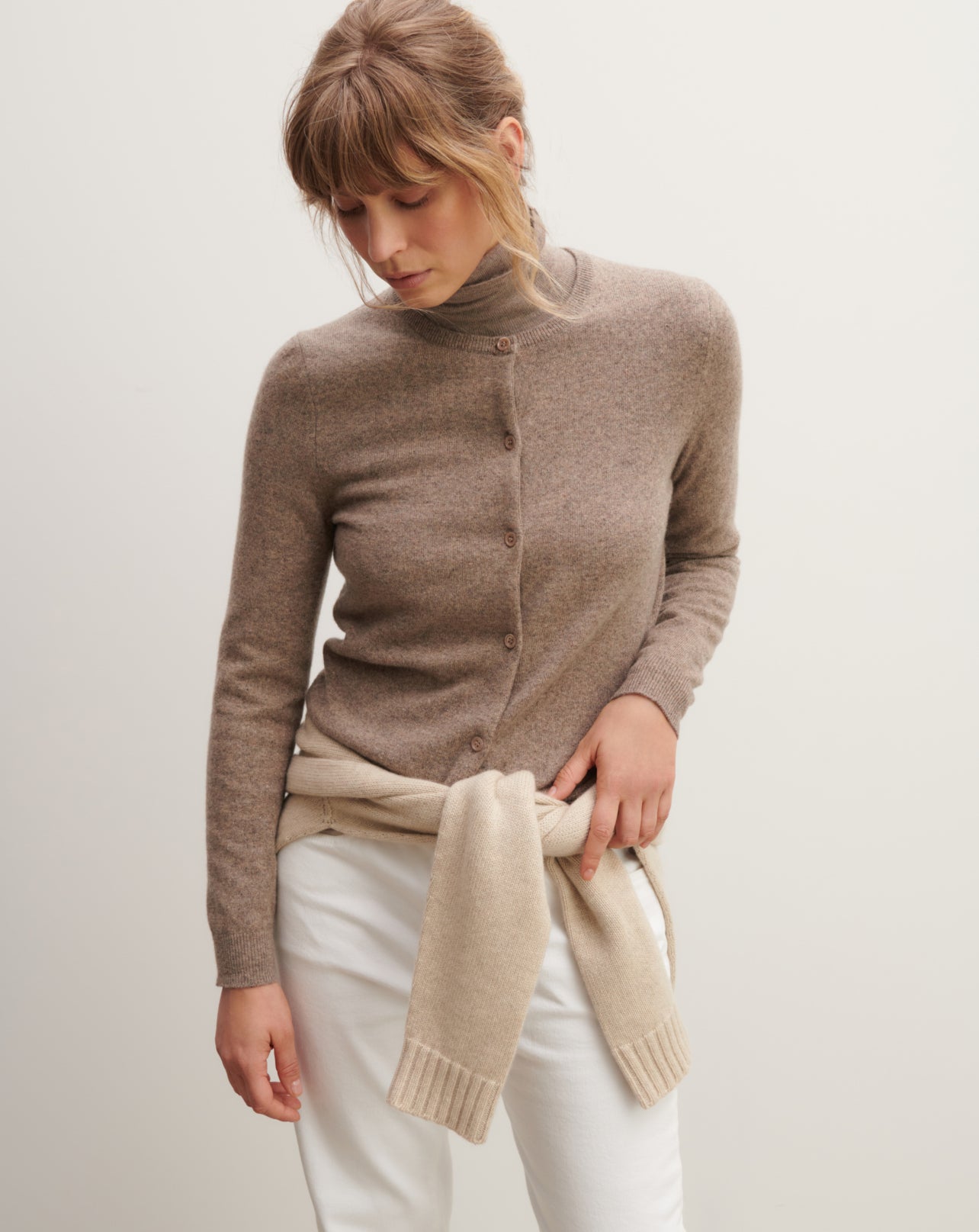 Cardigan classique en Cachemire Femme millet Eric Bompard