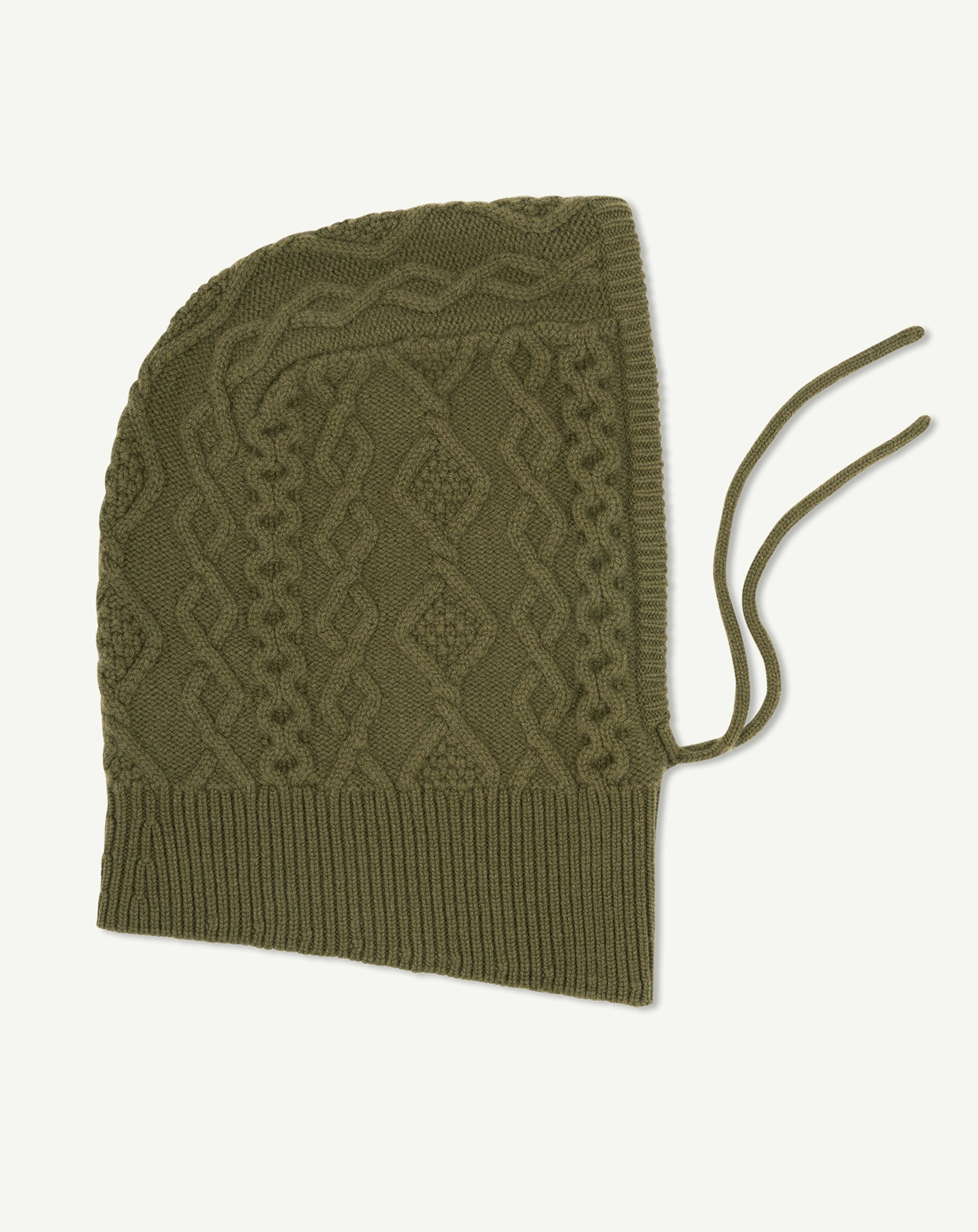 Cagoule à torsades en Cachemire Mixte bronze | Eric Bompard