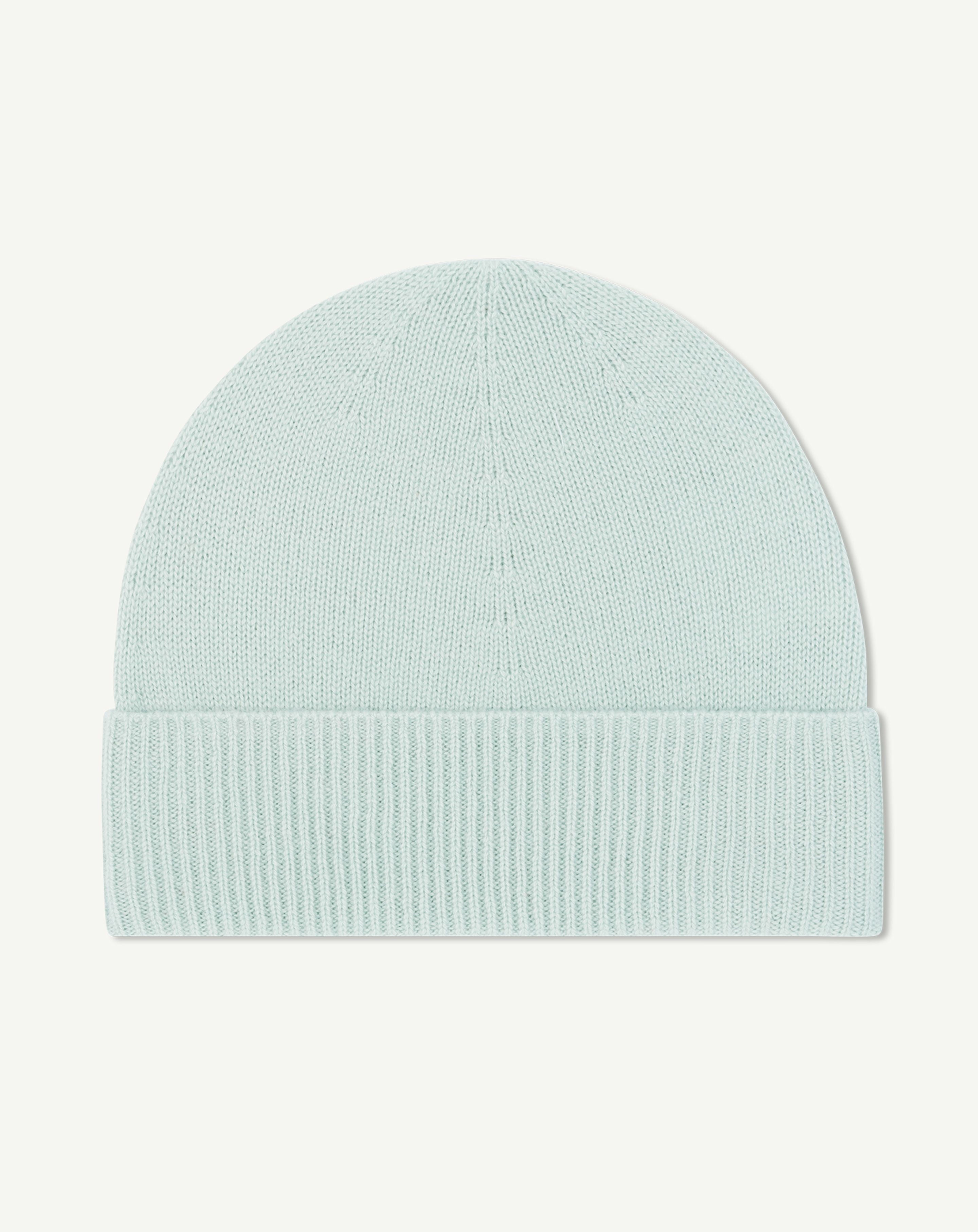 Bonnet classique en Cachemire Mixte vert aragon Eric Bompard