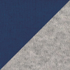 Bleu nocturne/gris argente