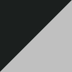 Noir/gris argente