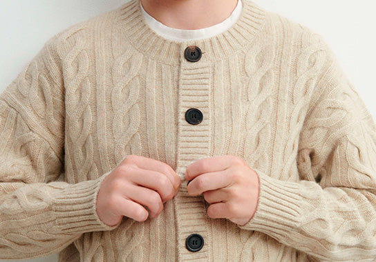 Fringed poncho in Cashmere, Wool Women navy blue | Eric Bompard