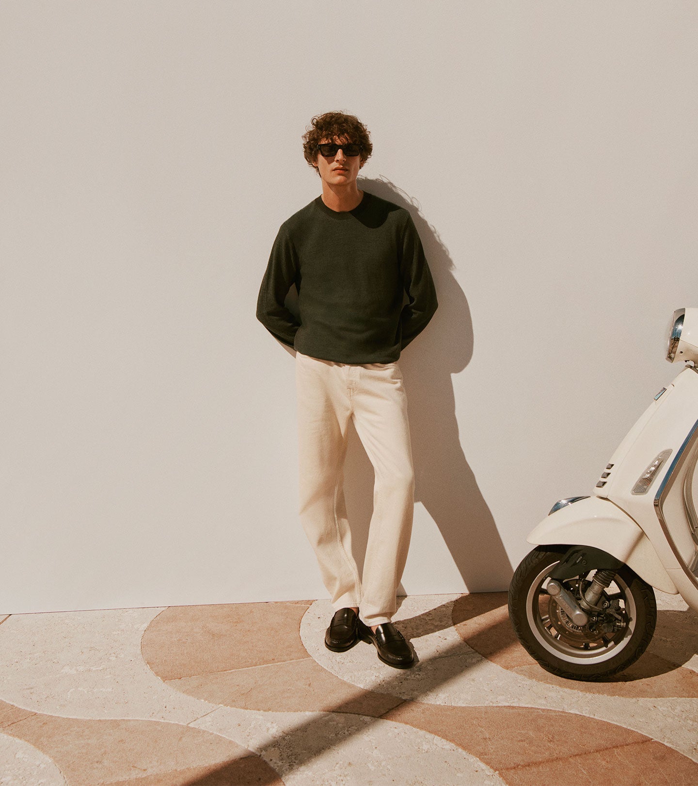 Pulls col rond cachemire homme