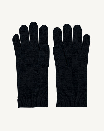 Gants femme-NOIR-100% CACHEMIRE