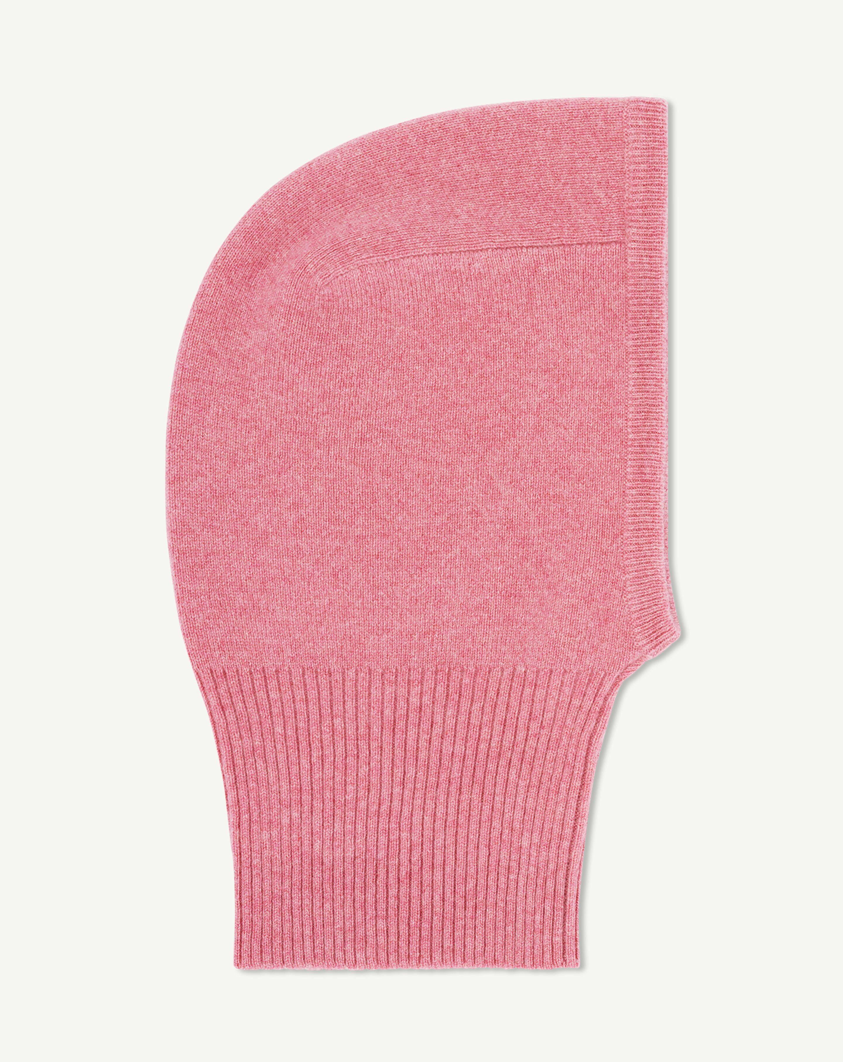 Cagoule enfant-ROSE CAMEO-100% cachemire