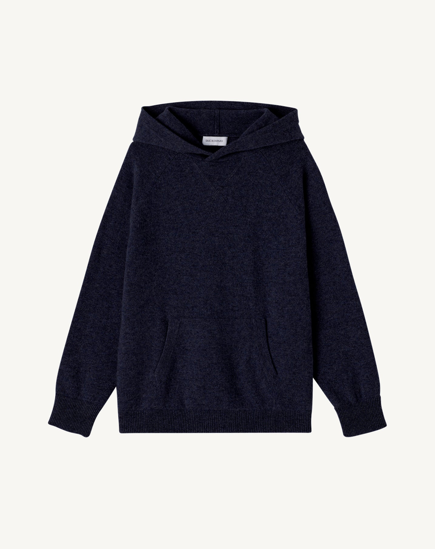 Hoodie enfant-MARINE-100% CACHEMIRE