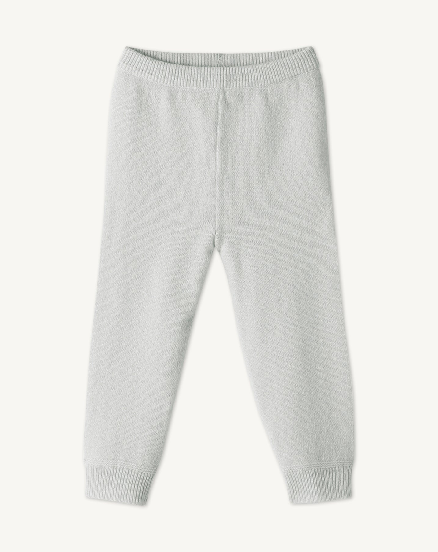 Pantalon bébé-GRIS ARGENTE-100% CACHEMIRE