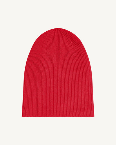 Bonnet enfant-ROUGE QUARANTE-100% cachemire