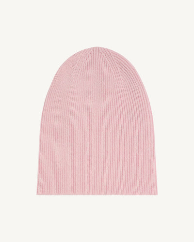 Bonnet enfant-ROSE QUARTZ-100% cachemire