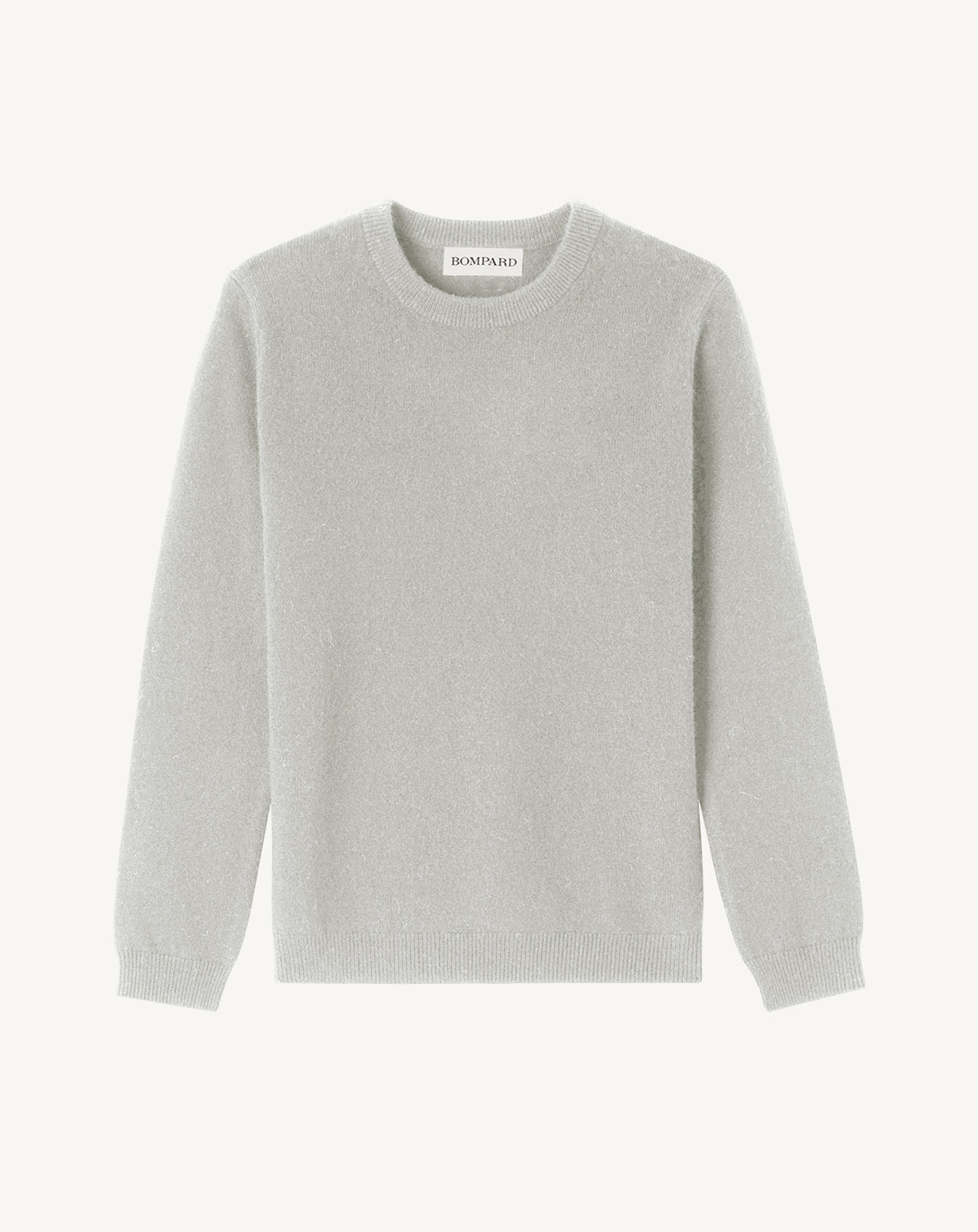Ras de cou classique enfant-GRIS ARGENTE-100% cachemire