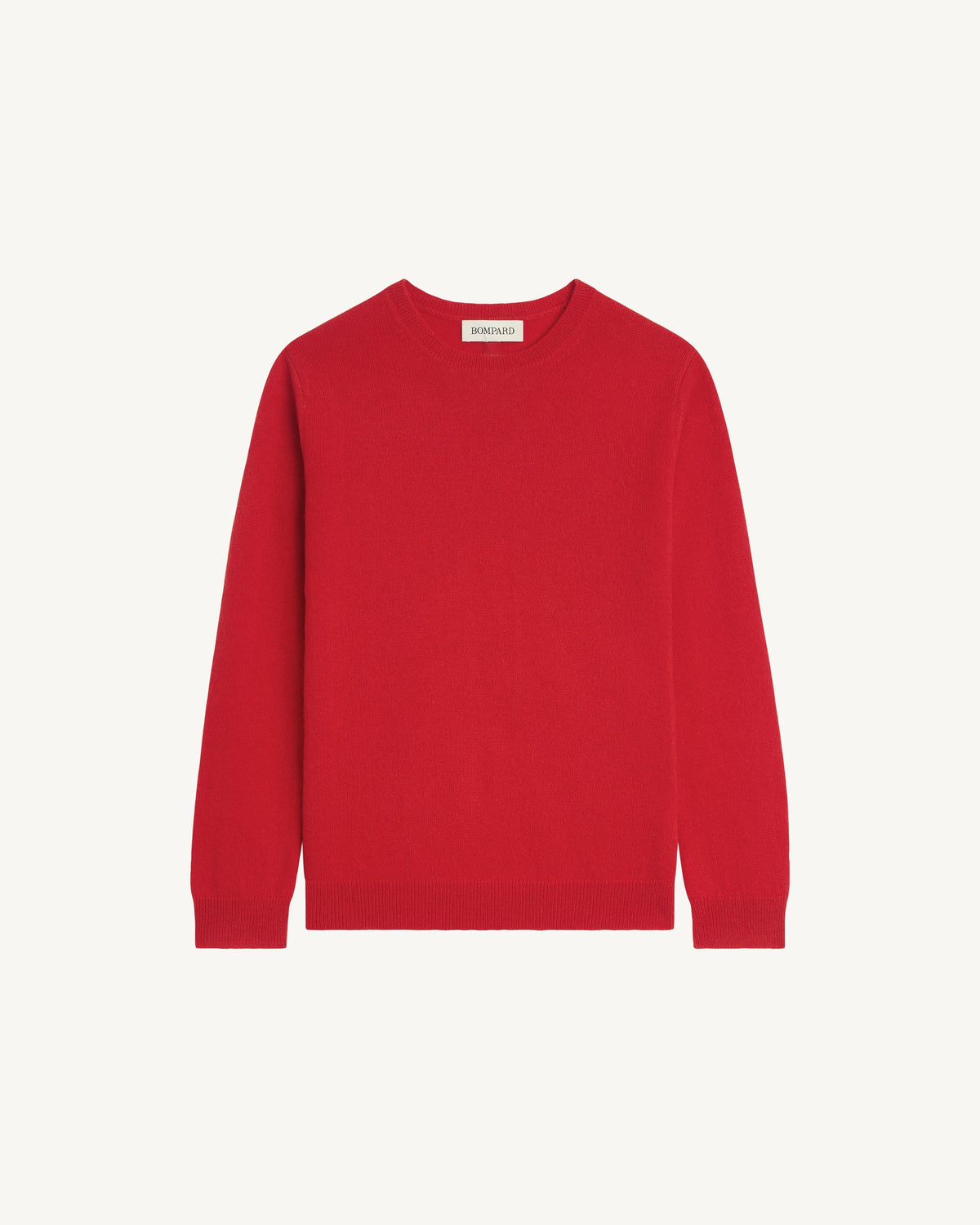 Ras de cou classique enfant-ROUGE QUARANTE-100% cachemire