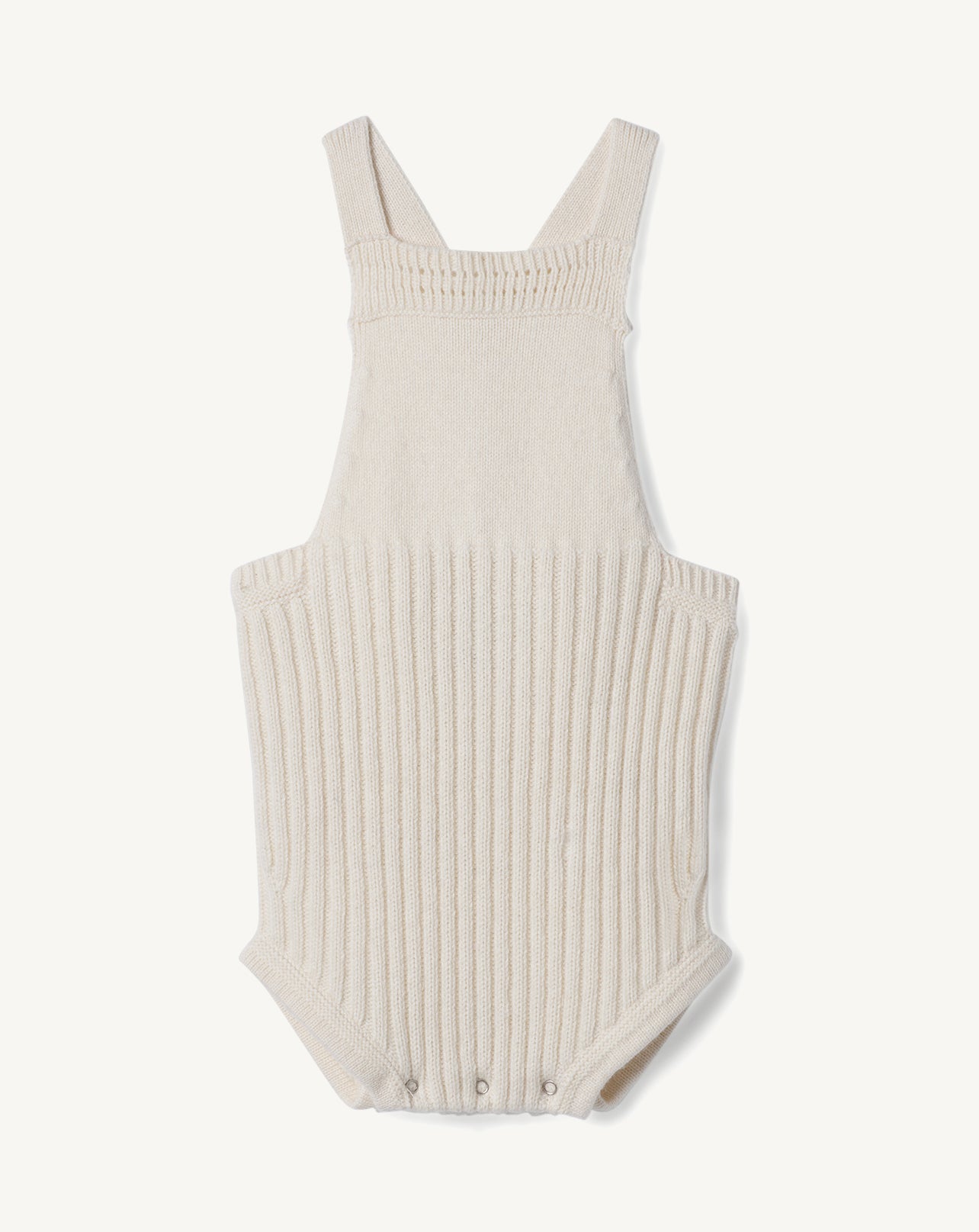 Barboteuse à bretelles-NATUREL-70% COTON BIO 30% CACHEMIRE