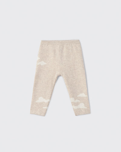 Pantalon ultrafin bébé-TOURTERELLE/NATUREL-85% PIMA COTON 15% CACHEMIRE