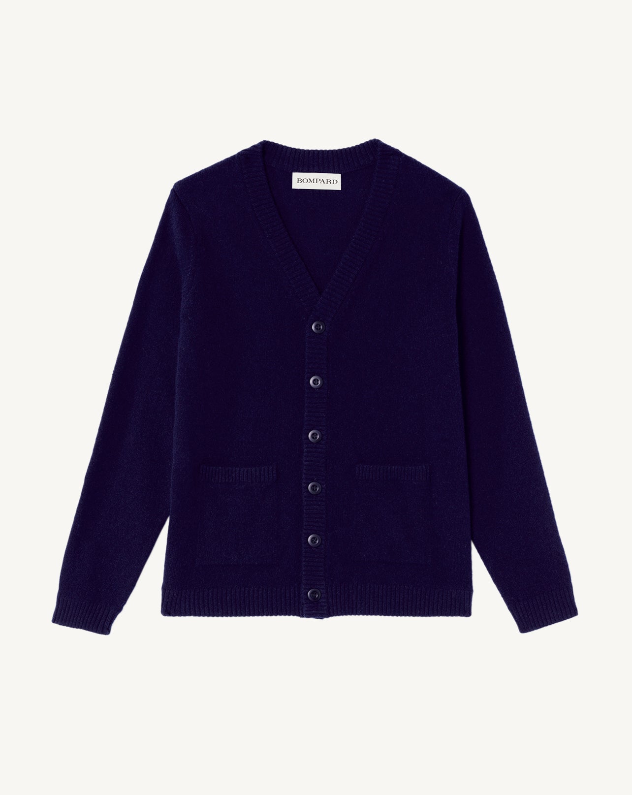 Gilet enfant-MARINE-50% cachemire 50% laine