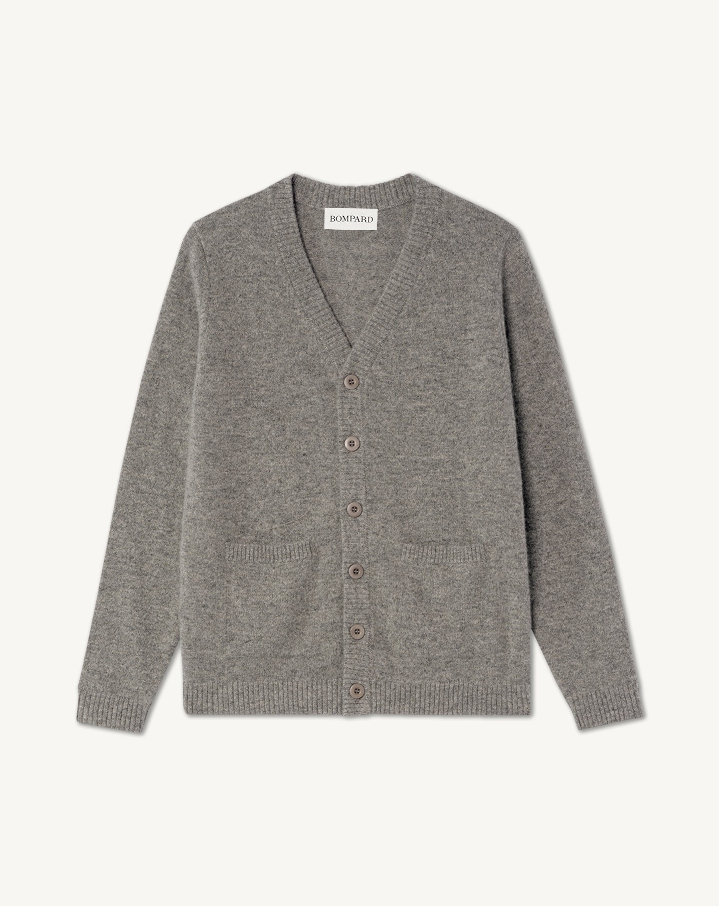 Gilet enfant-GRIS METEORITE-50% cachemire 50% laine