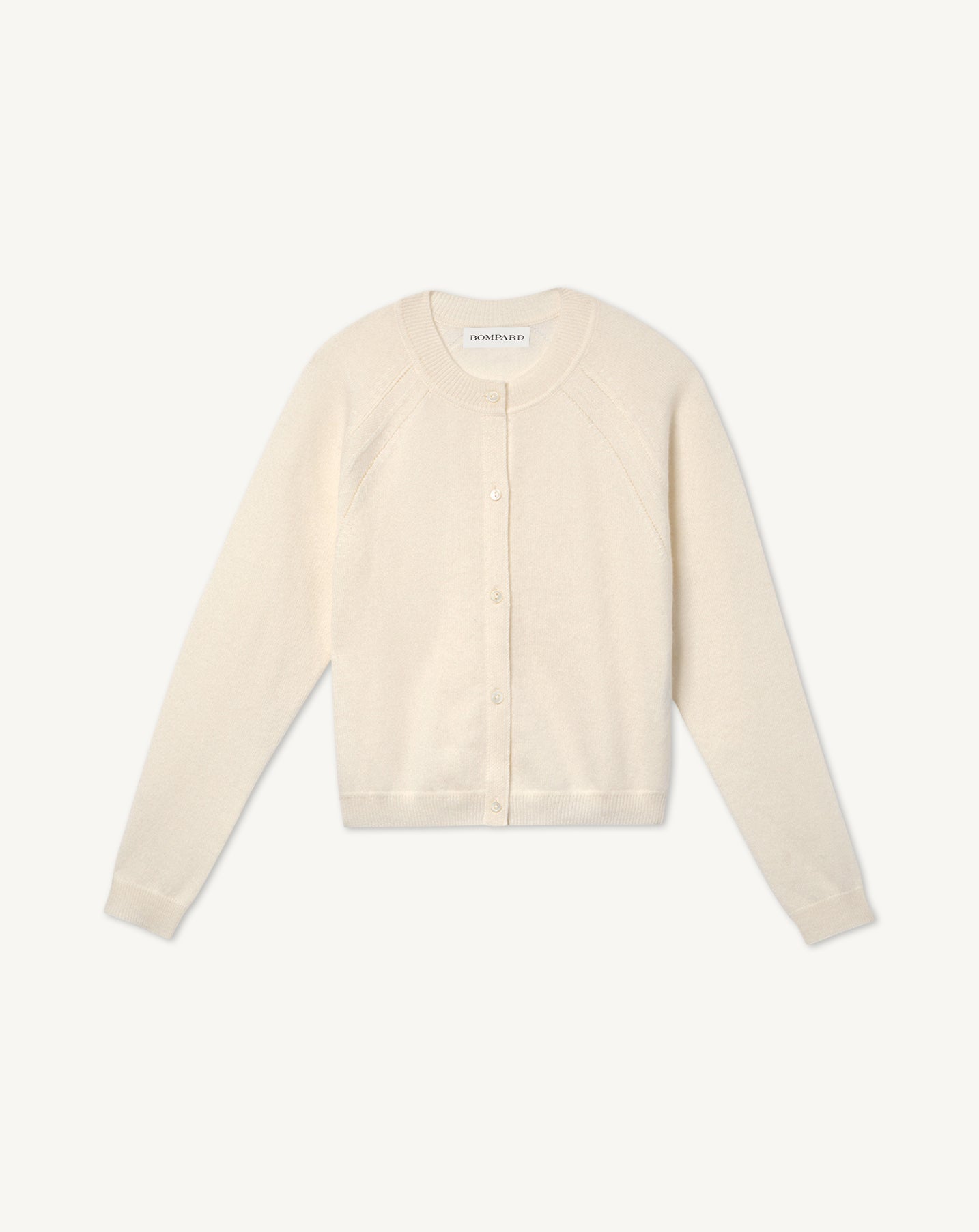 Cardigan enfant -NATUREL-50% cachemire 50% laine