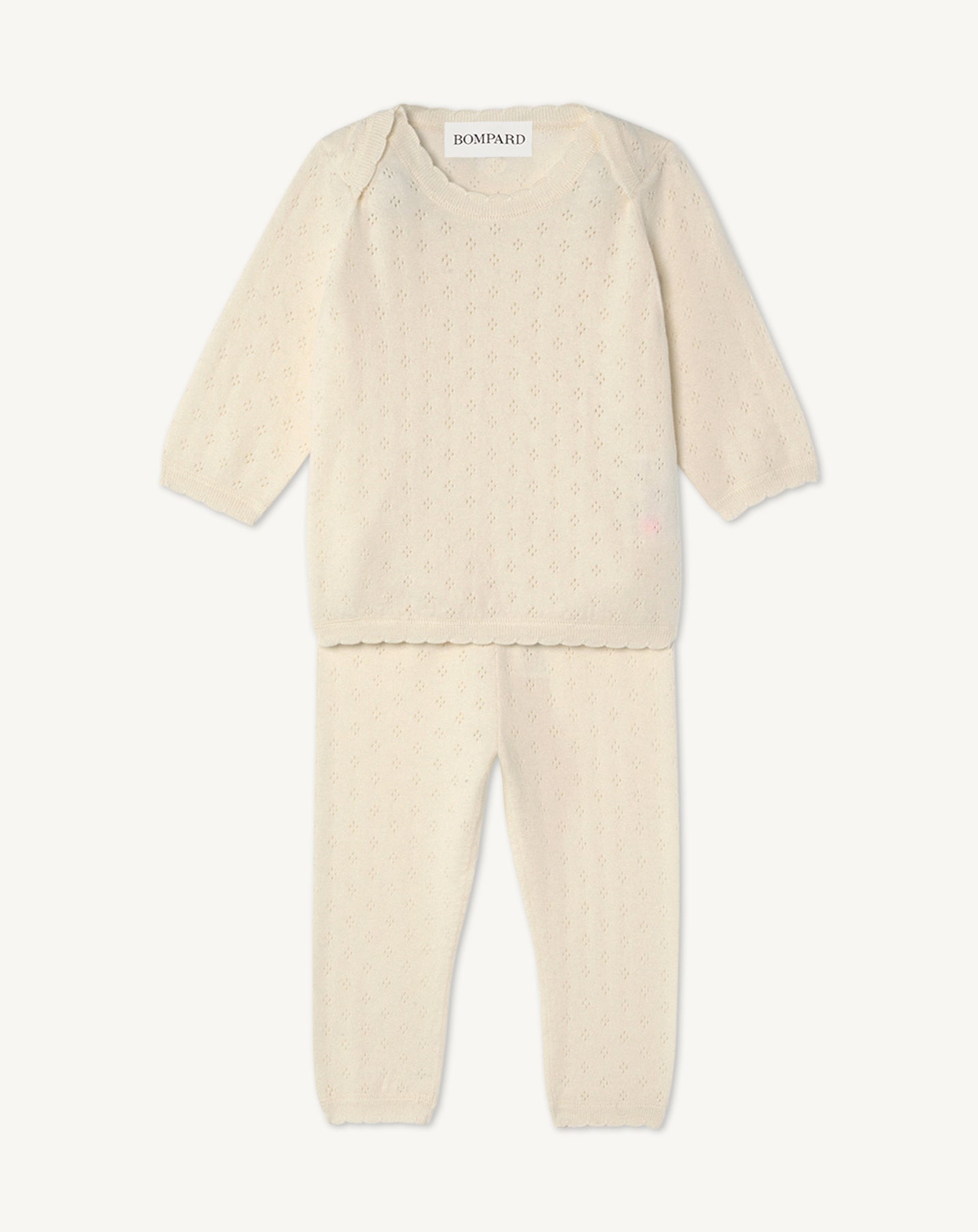 Ensemble bébé ultrafin-NATUREL-85% pima coton 15% cachemire