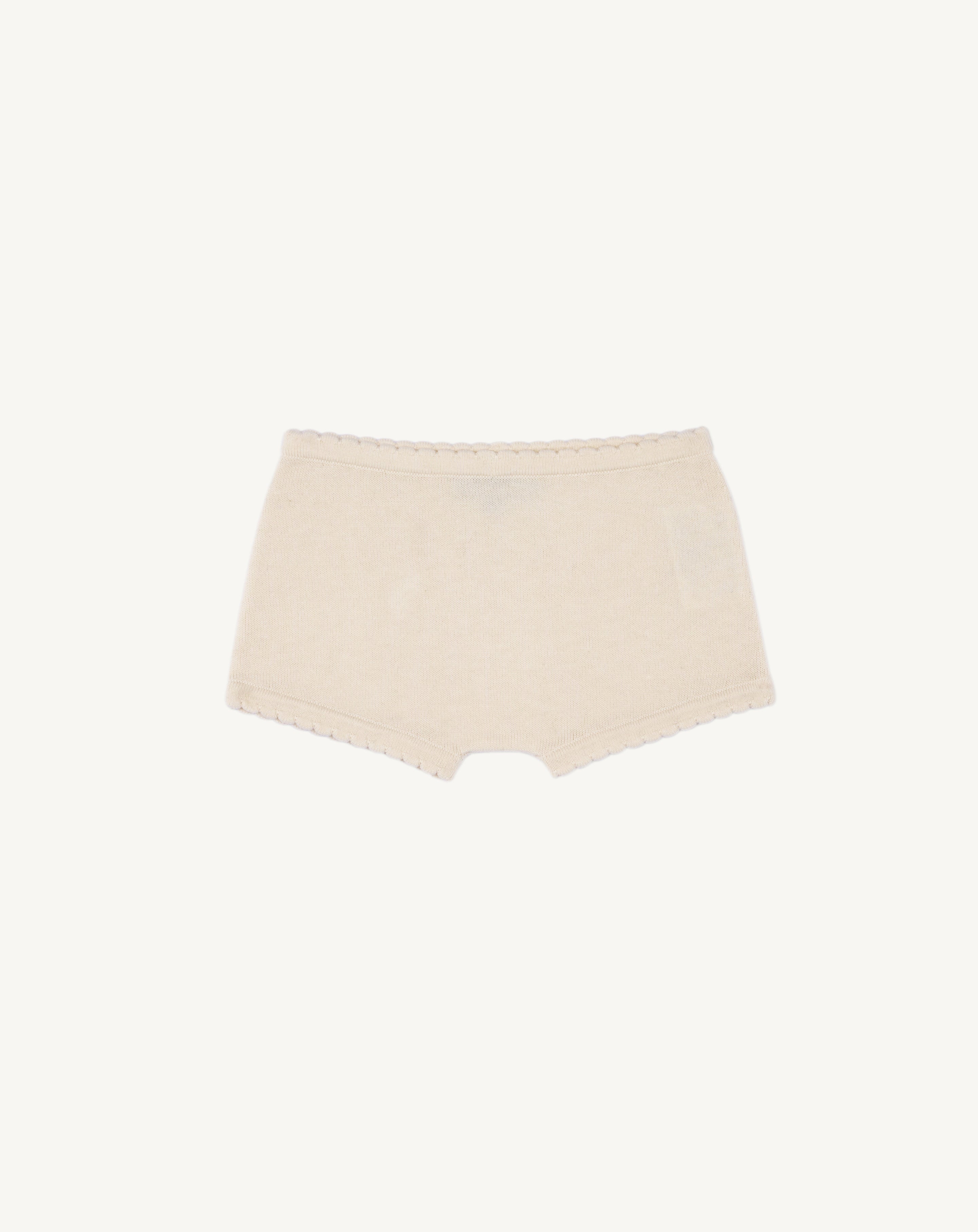 Bloomer bébé-NATUREL-85% pima coton 15% cachemire
