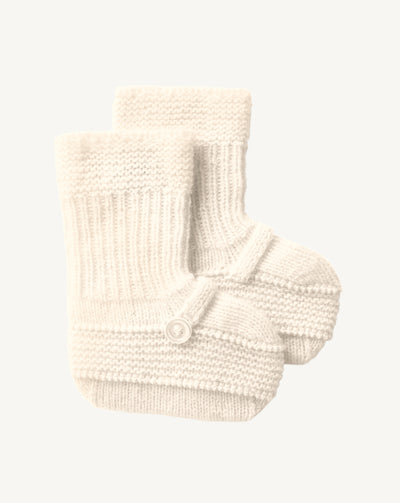 Chaussons bébé-NATUREL-100% cachemire