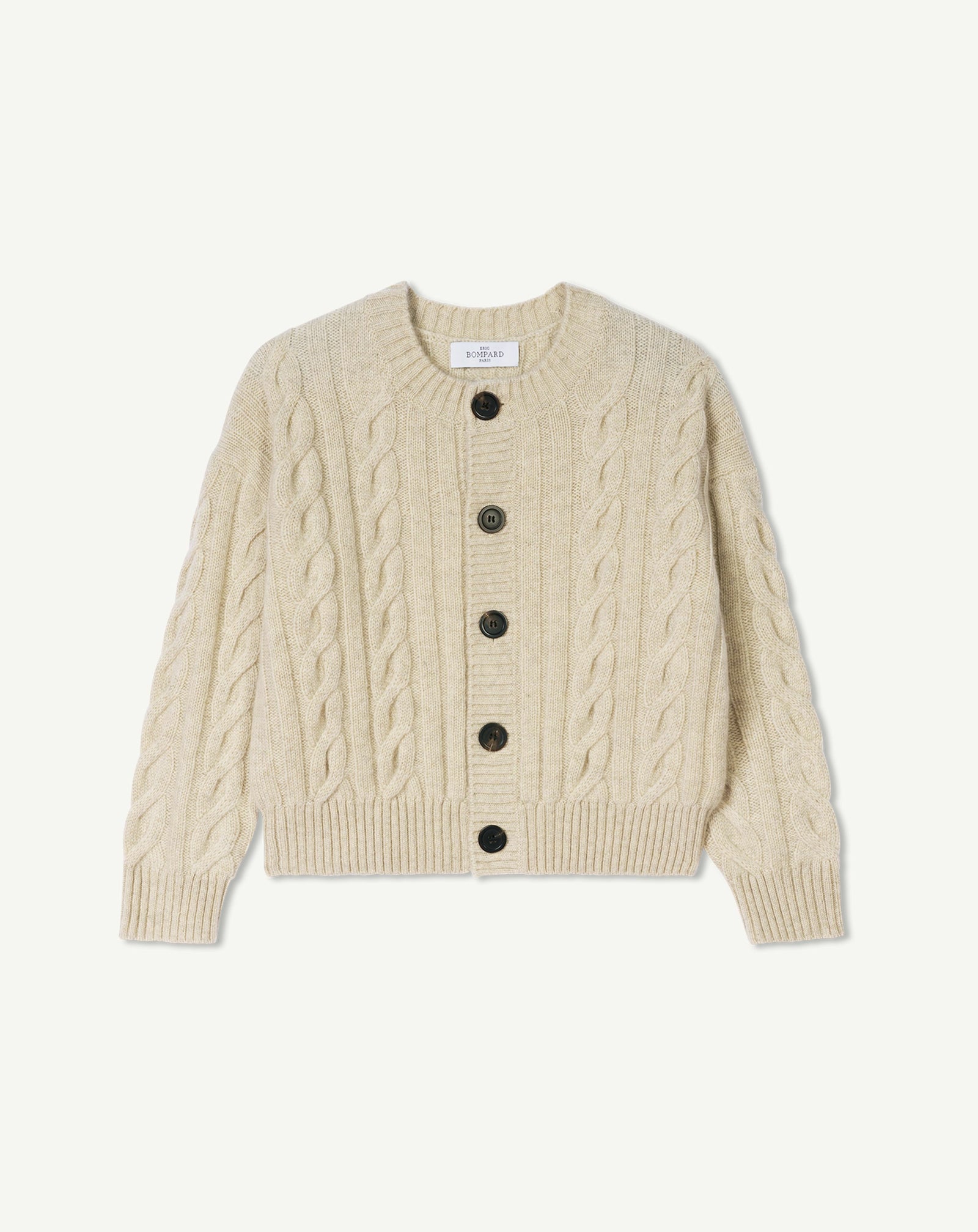 Cardigan torsades enfant-AVOINE-100% cachemire