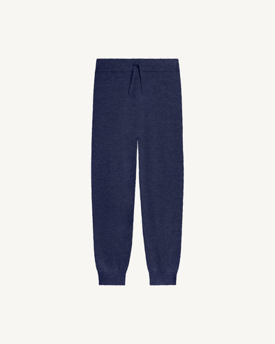 Jogging enfant-MARINE-100% cachemire