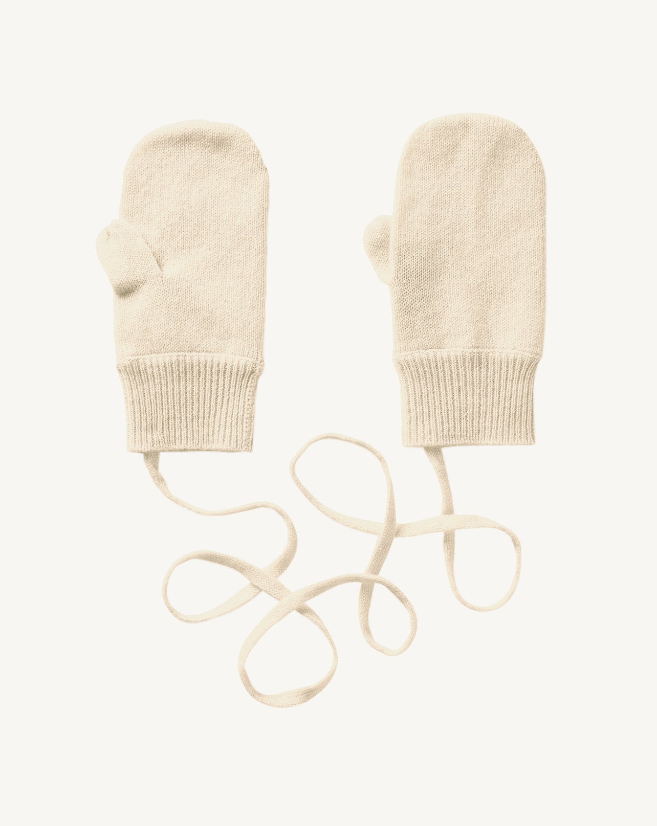 Moufles enfant-NATUREL-100% cachemire