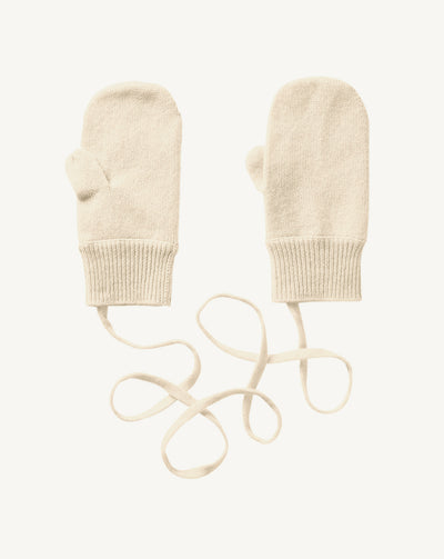 Moufles enfant-NATUREL-100% cachemire