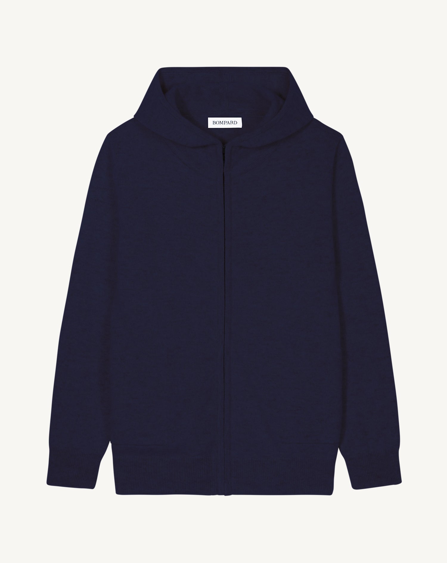 Hoodie enfant-MARINE-100% CACHEMIRE