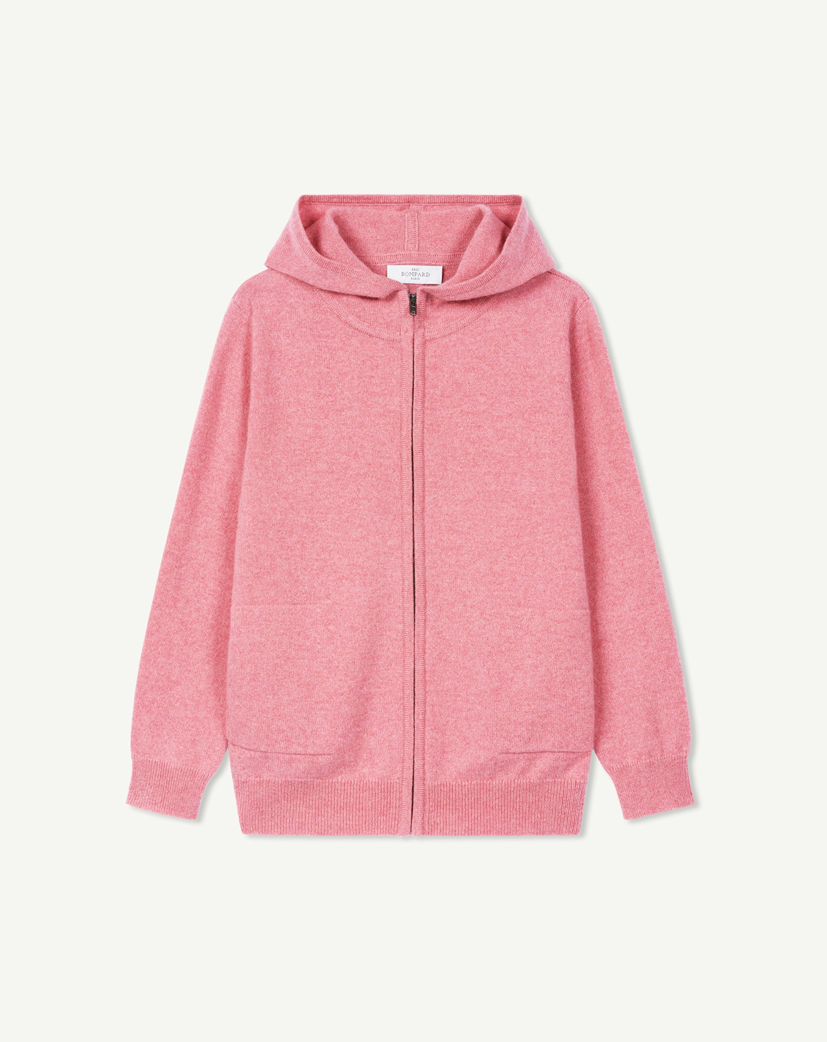 Hoodie enfant-ROSE CAMEO-100% cachemire