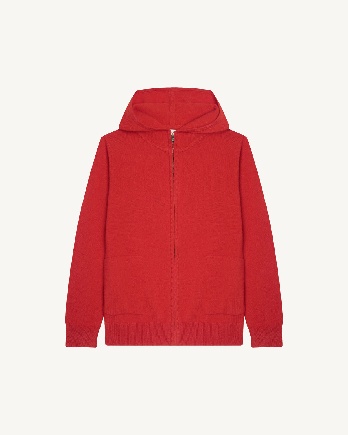 Hoodie enfant-ROUGE QUARANTE-100% cachemire