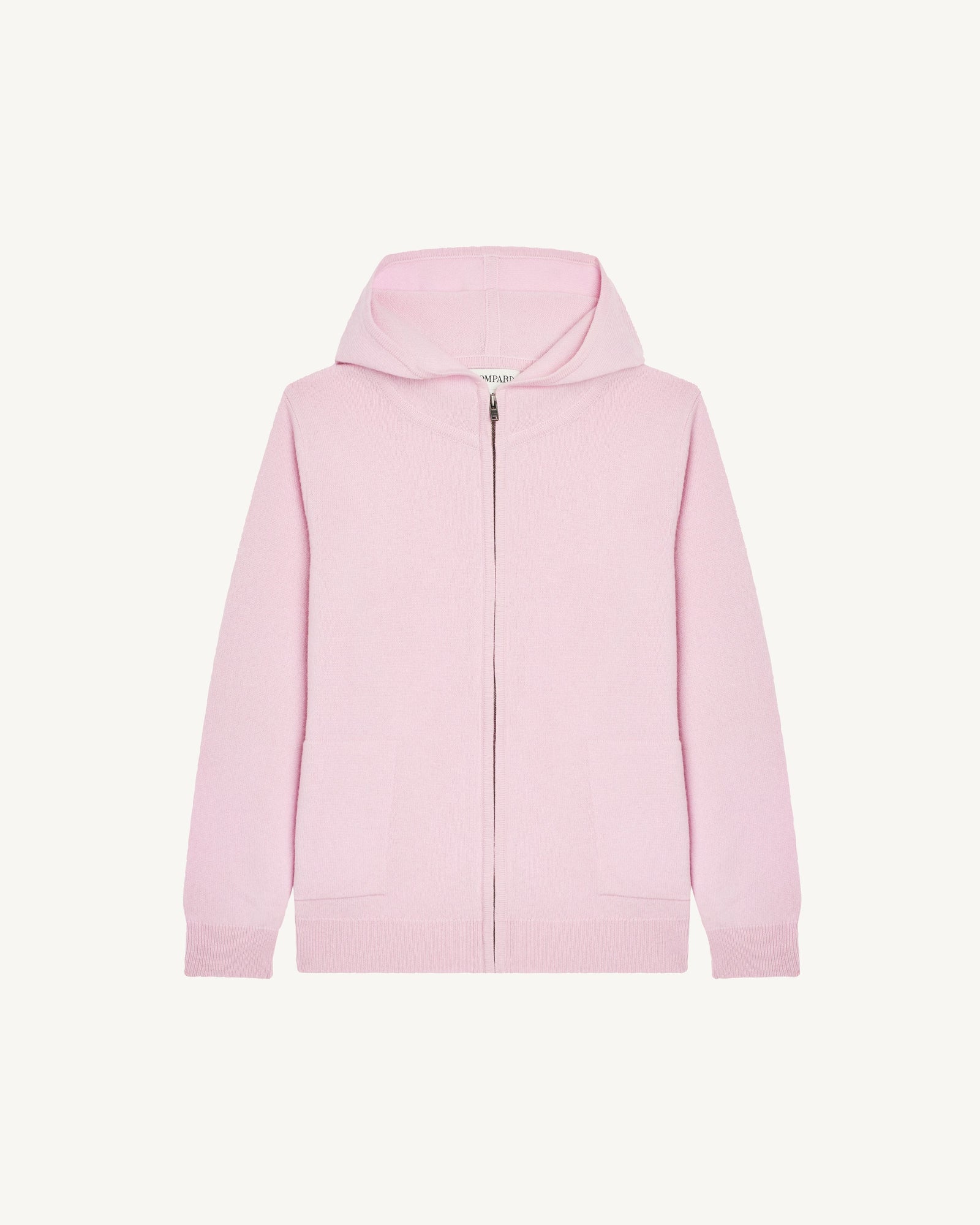 Hoodie enfant-ROSE QUARTZ-100% cachemire