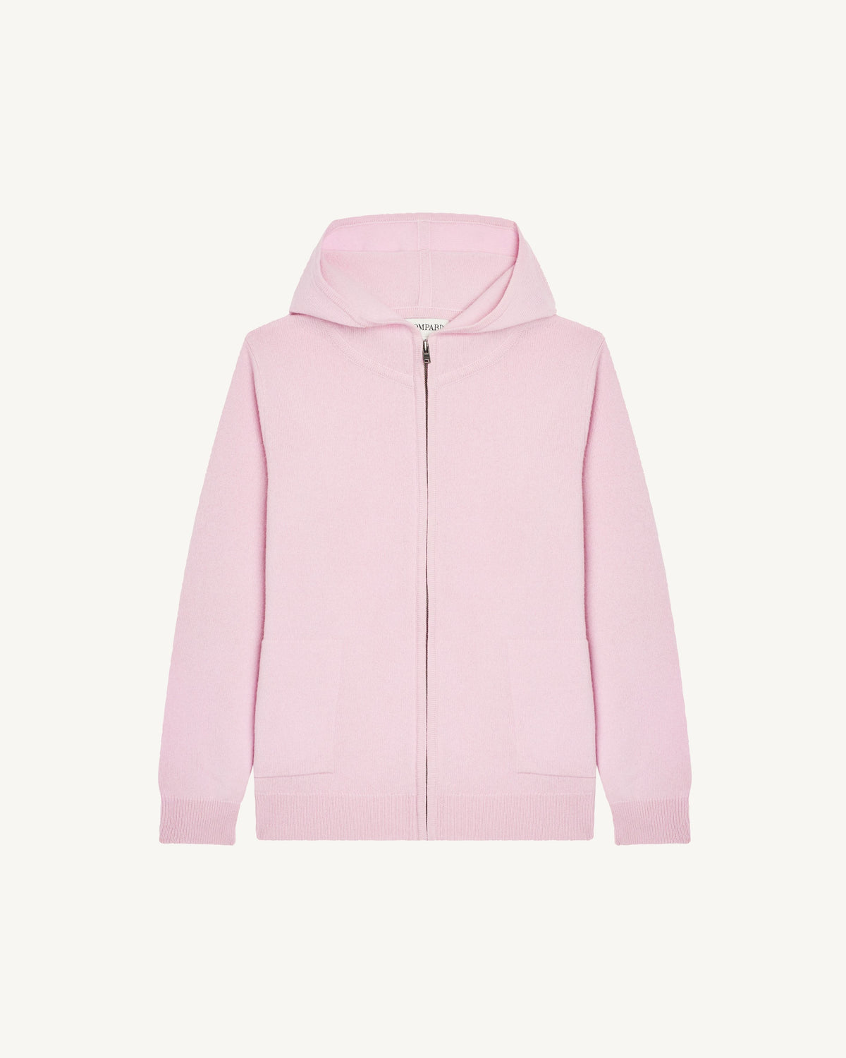 Hoodie enfant-ROSE QUARTZ-100% cachemire