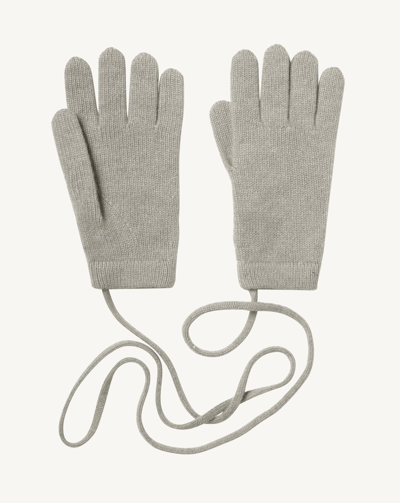 Gants enfant-GRIS ARGENTE-100% cachemire