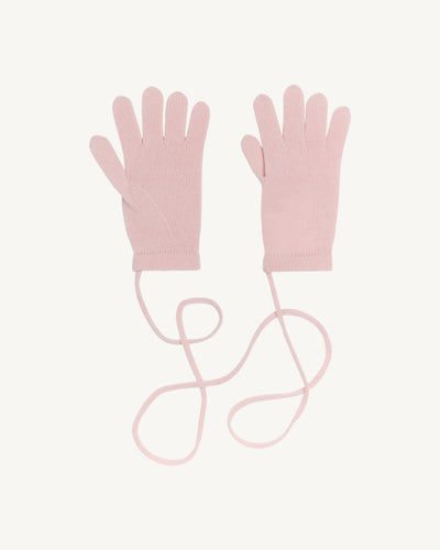 Gants enfant-ROSE QUARTZ-100% cachemire