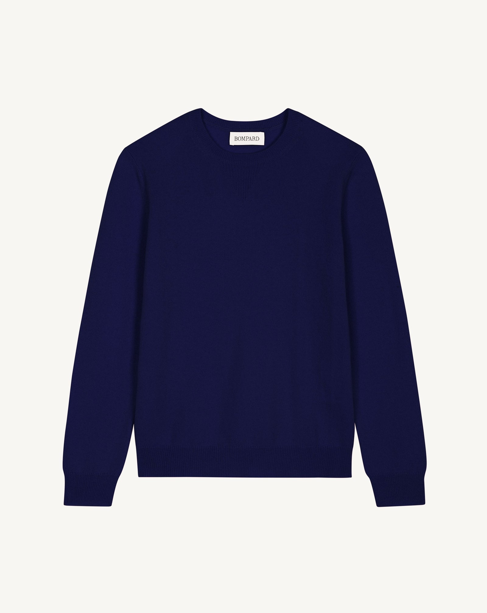 Sweat-shirt enfant-MARINE-50% CACHEMIRE 50% LAINE