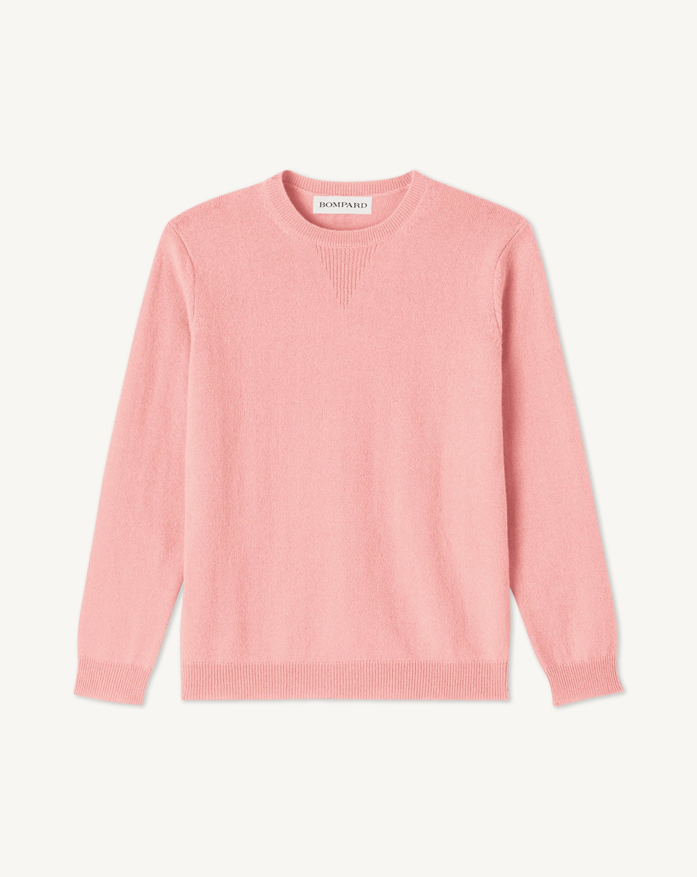 Sweat-shirt enfant-ROSE RETRO-50% cachemire 50% laine