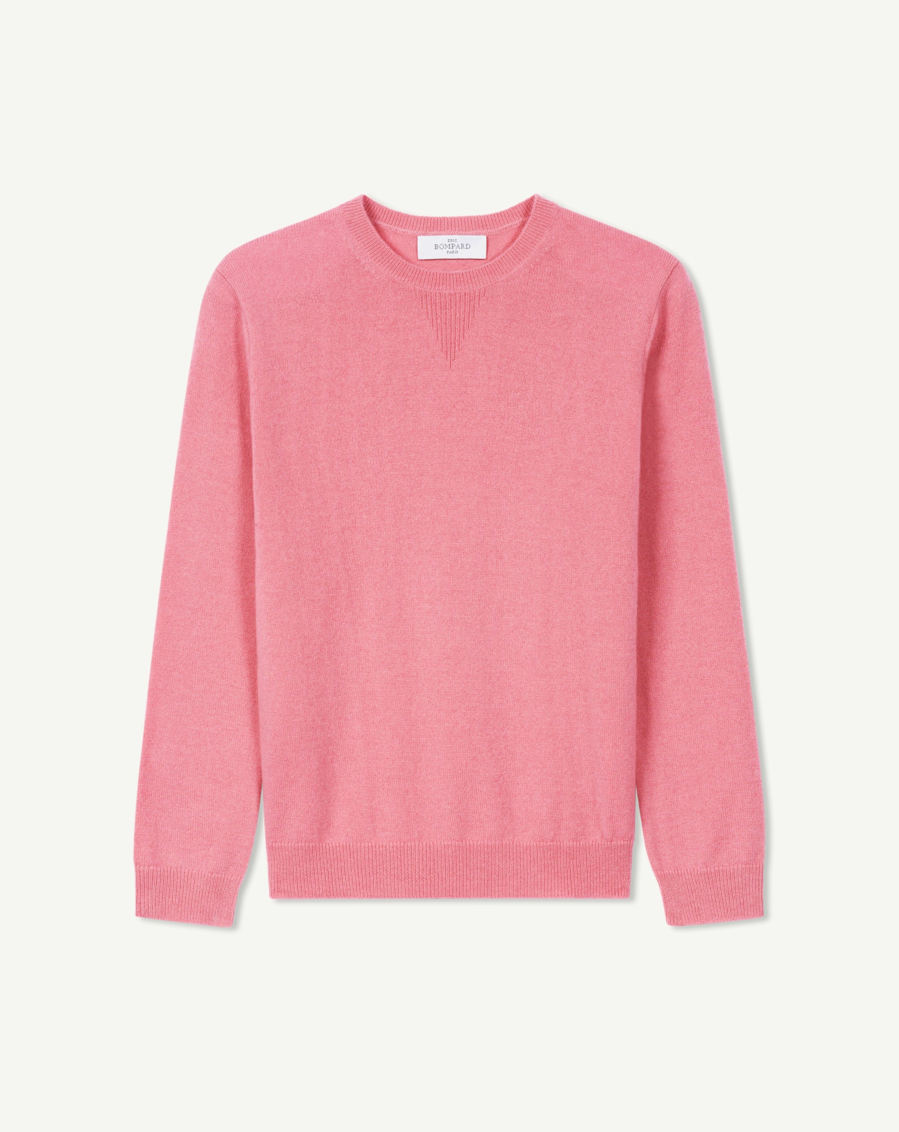 Sweat-shirt enfant-ROSE CAMEO-50% cachemire 50% laine