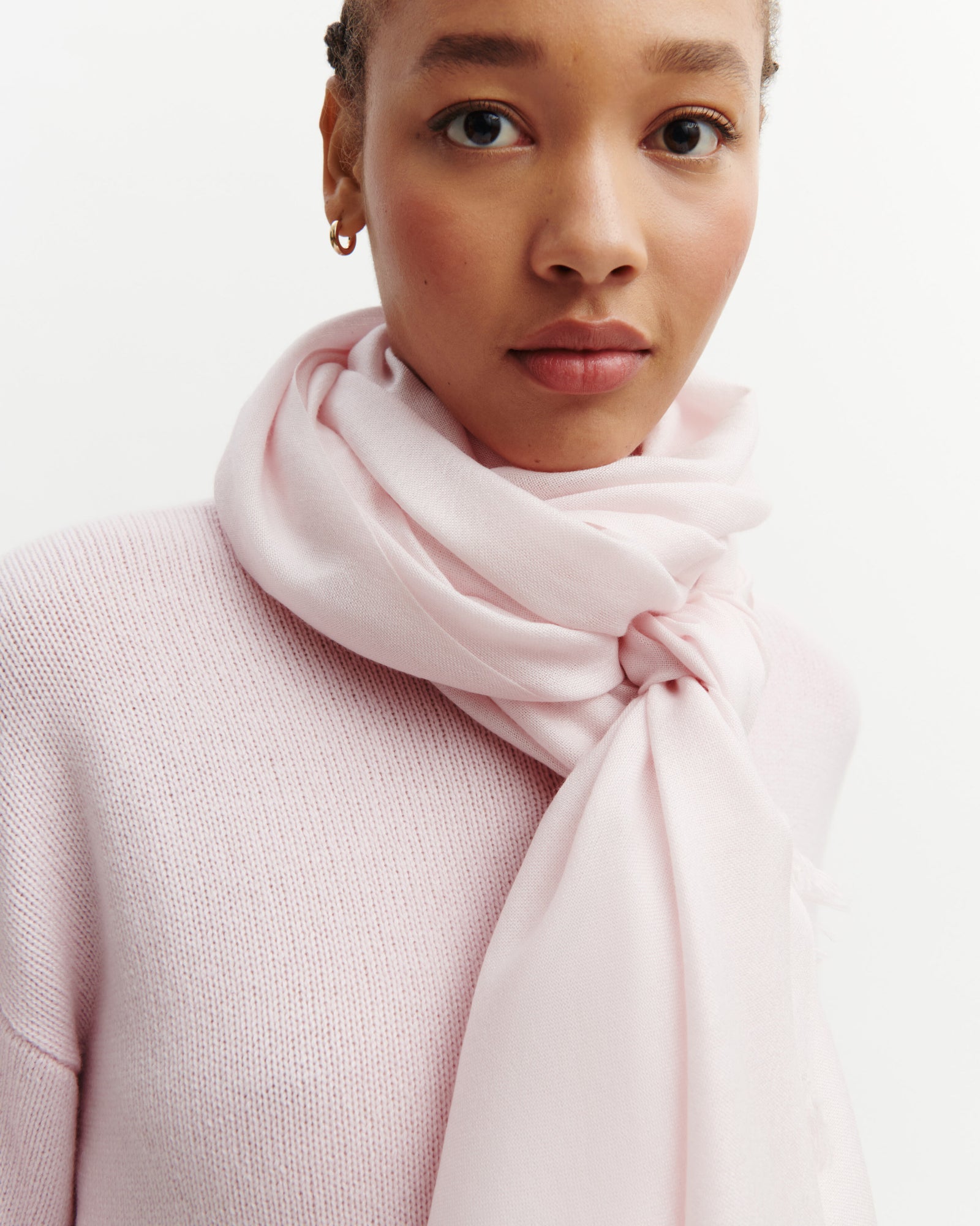 Etole en voile -CERISIER-100% cachemire