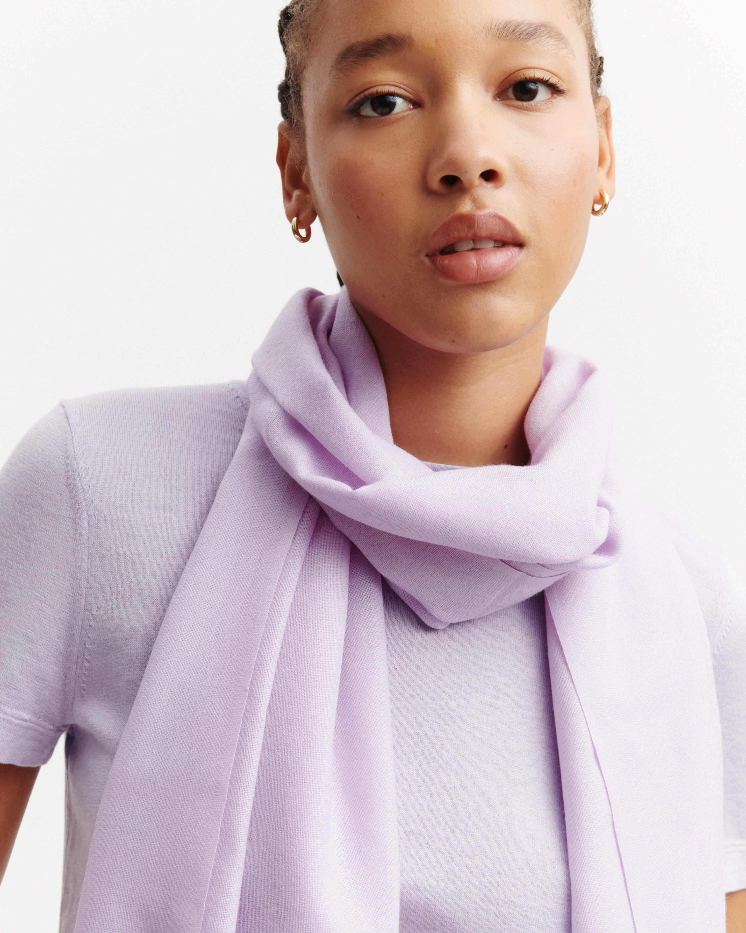 Etole en voile -JACINTHE-100% cachemire