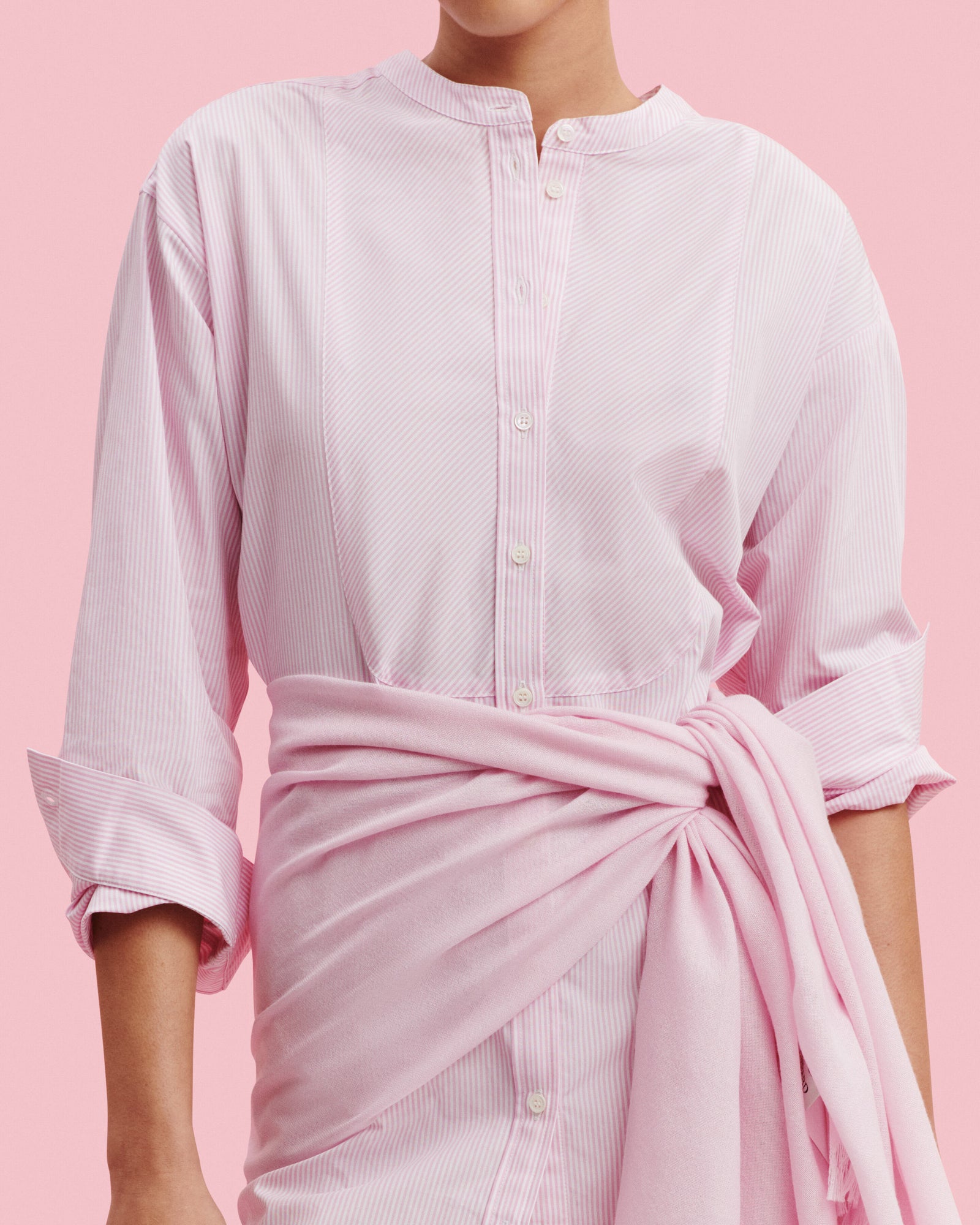 Etole en voile -ROSE QUARTZ-100% cachemire
