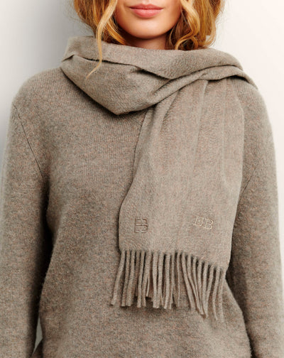 Echarpe classique EB-MILLET-100% cachemire