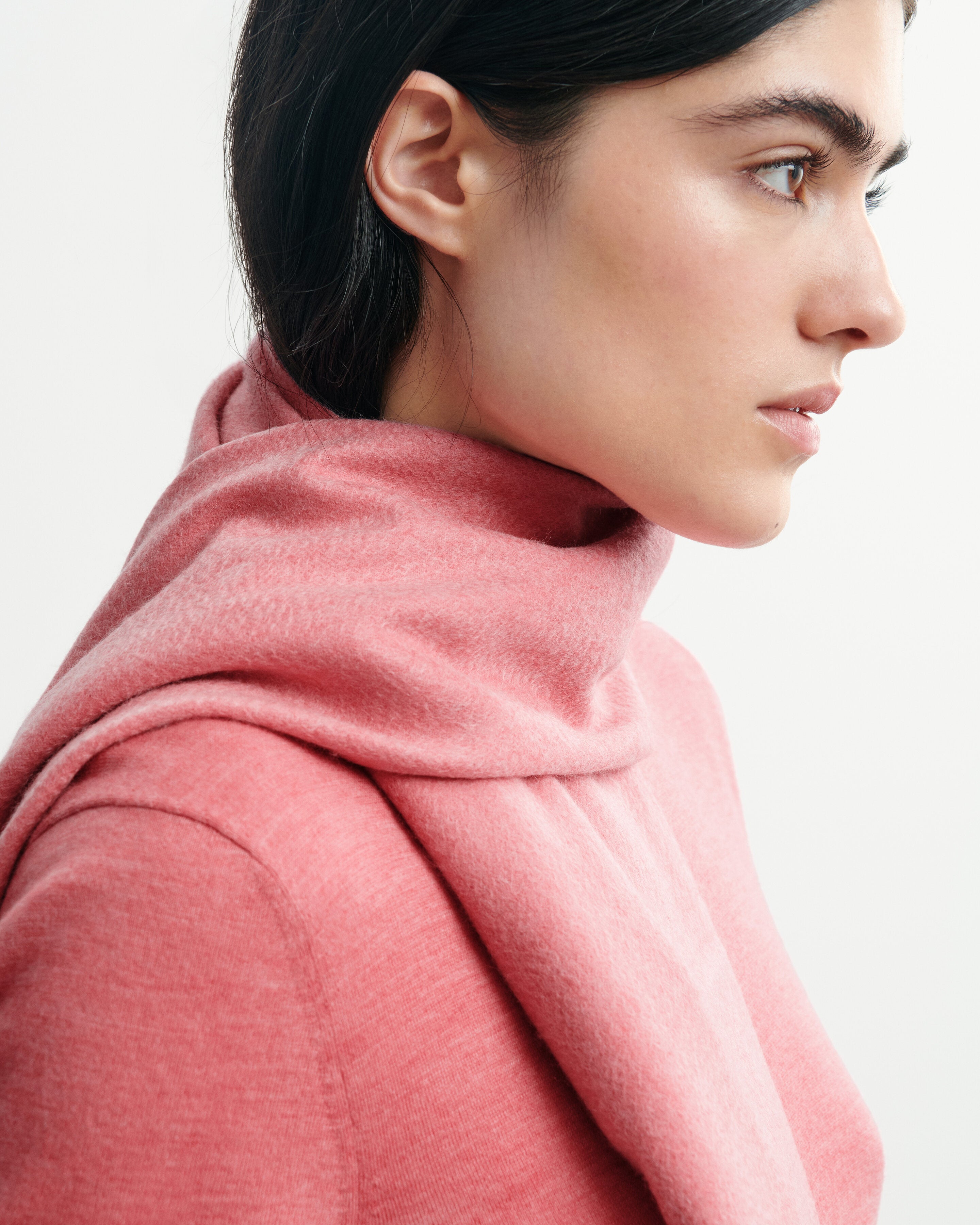 Echarpe classique EB-ROSE CAMEO-100% cachemire