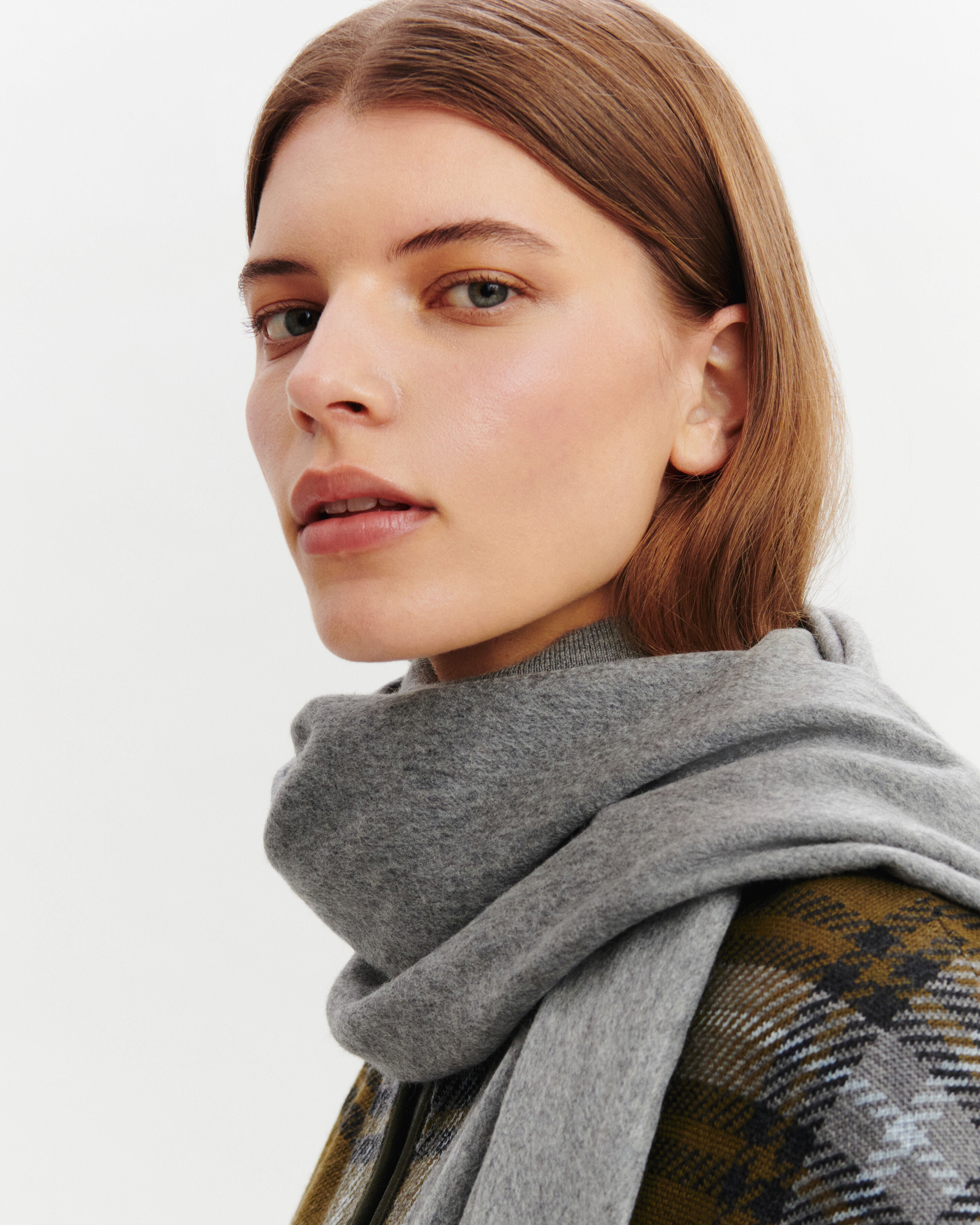 Écharpe Origines-GRIS METEORITE-100% cachemire