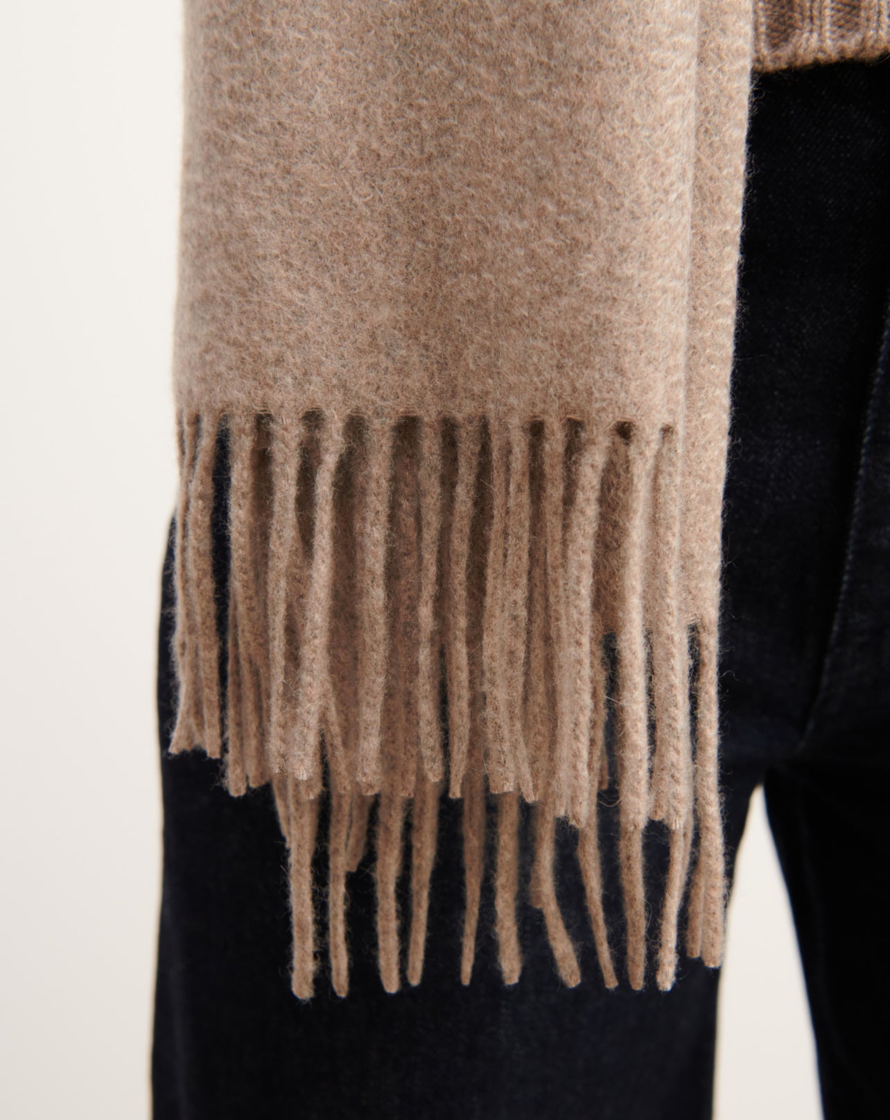 Maxi scarf in Cachemire Mix millet | Eric Bompard