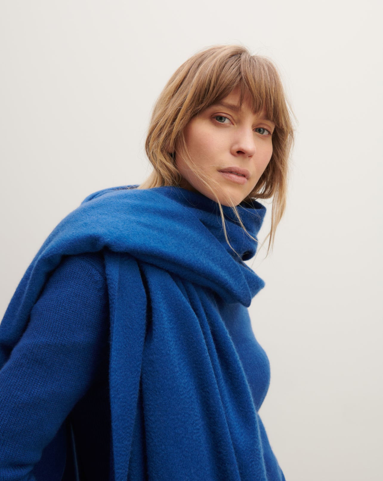 Maxi écharpe-NIAGARA-100% cachemire