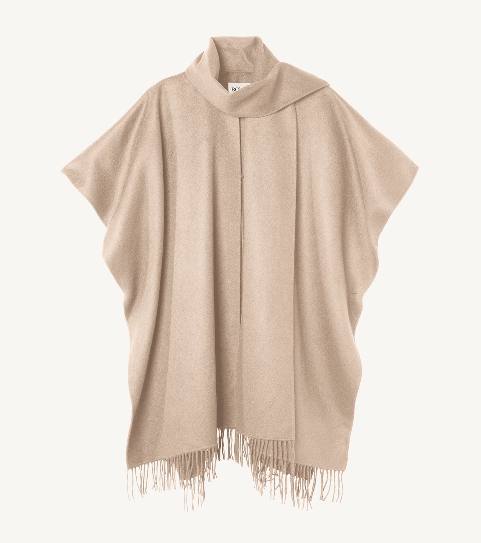 Cape double face-CORDE-90% laine 10% cachemire