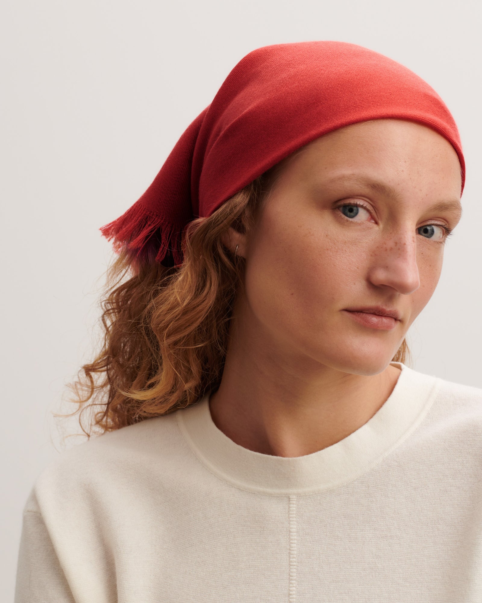 Mini carré en twill-SANTA FE-100% cachemire